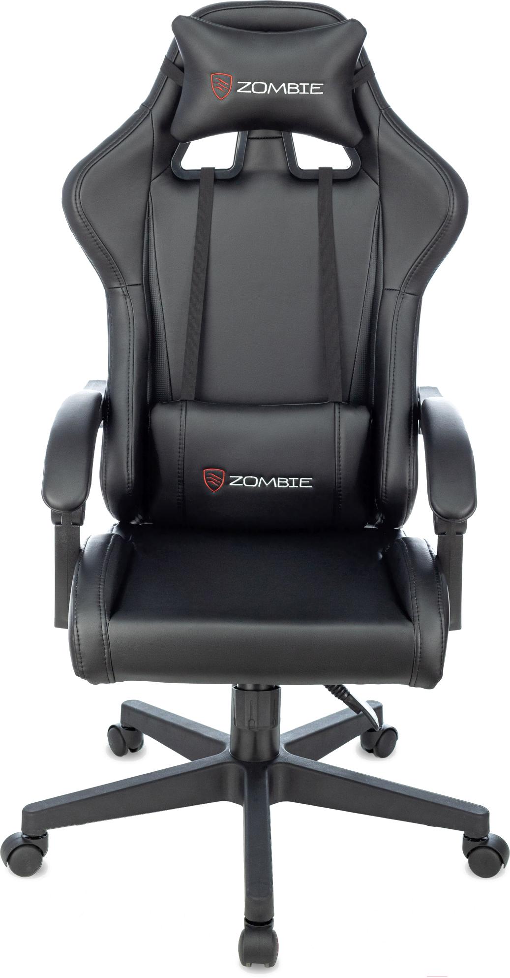 Геймерское кресло Zombie Game Tetra черный/карбон