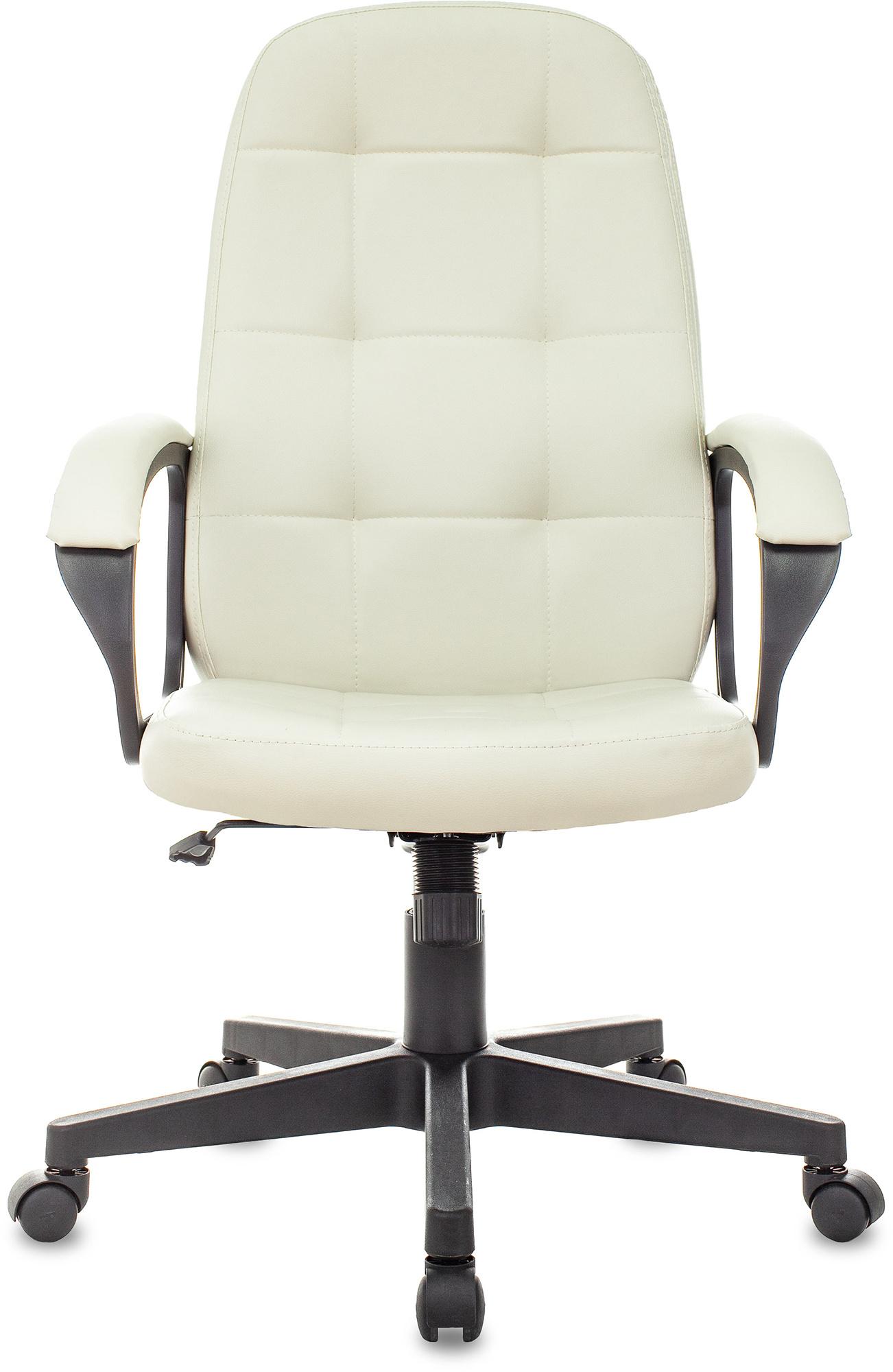 Офисное кресло Бюрократ CH 002 слоновая кость OR-10 эко кожа пластик (CH 002 IVORY)