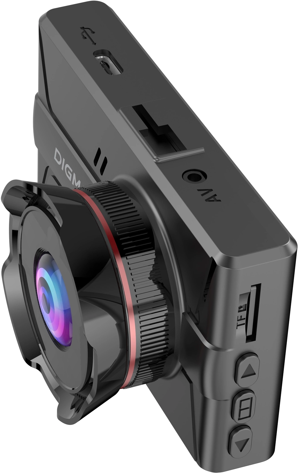 Автомобильный видеорегистратор Digma FreeDrive 300DW черный (FD300DW)