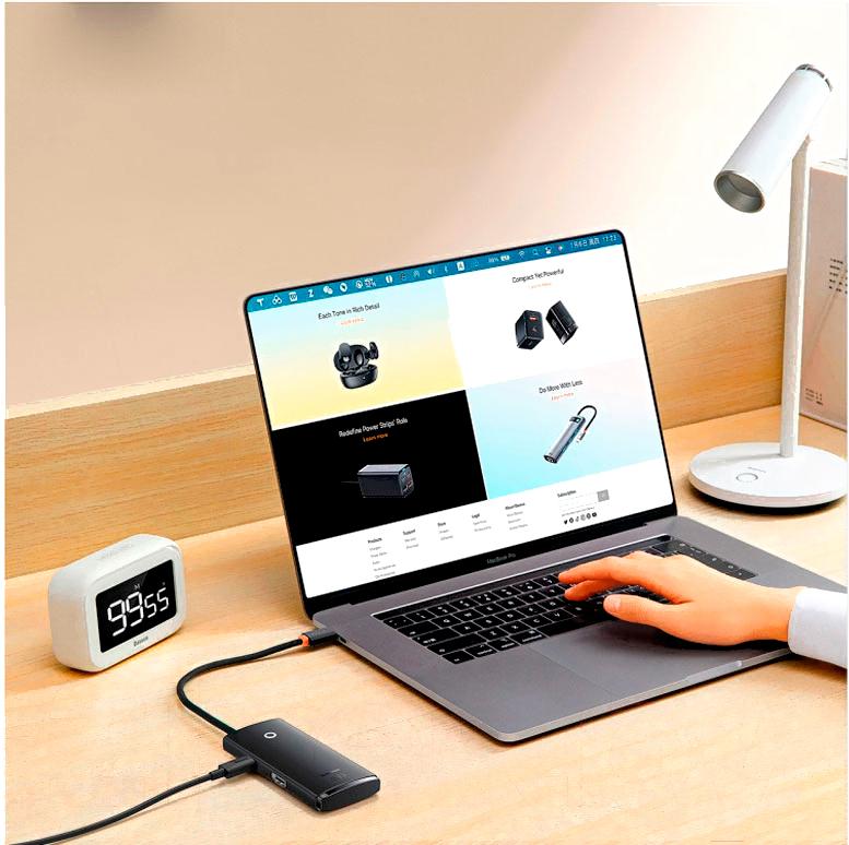 Док-станция Baseus Lite Series Black (WKQX040001)