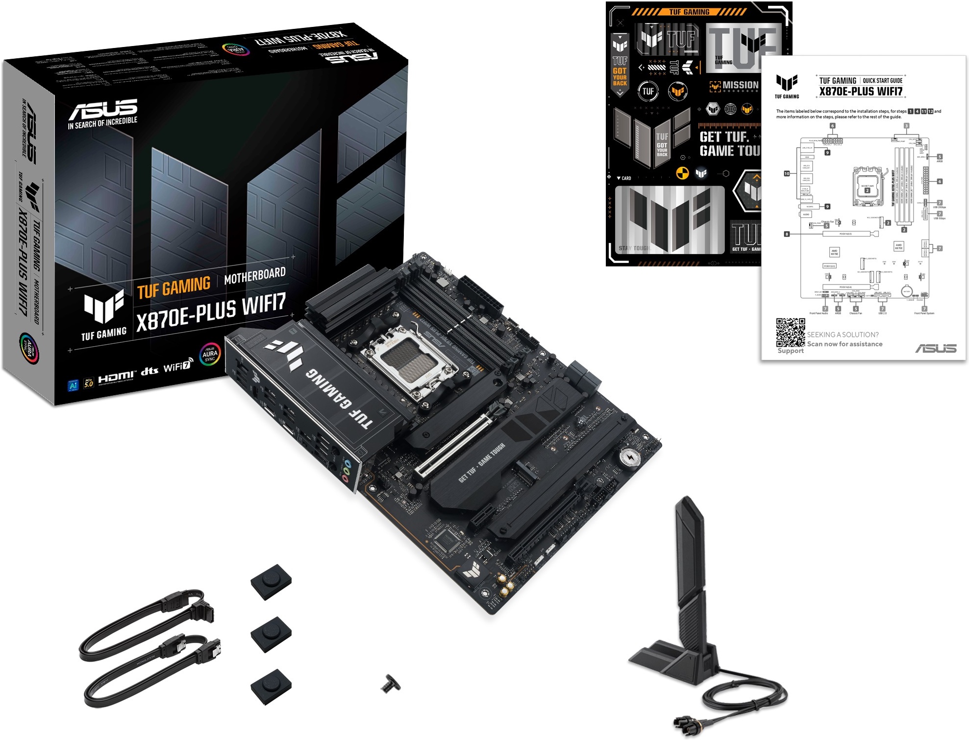 Материнская плата ASUS TUF Gaming X870E-PLUS WIFI7 (90MB1M70-M0EAY0)