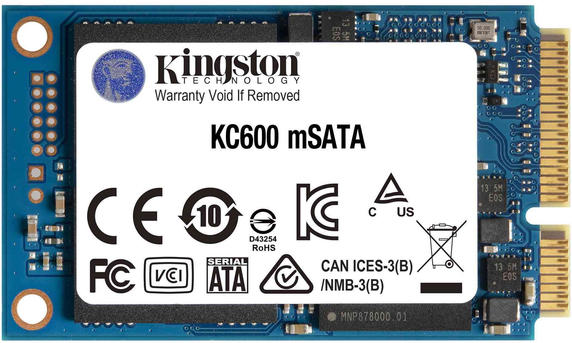 SSD диск Kingston KC600 1TB (SKC600MS/1024G)