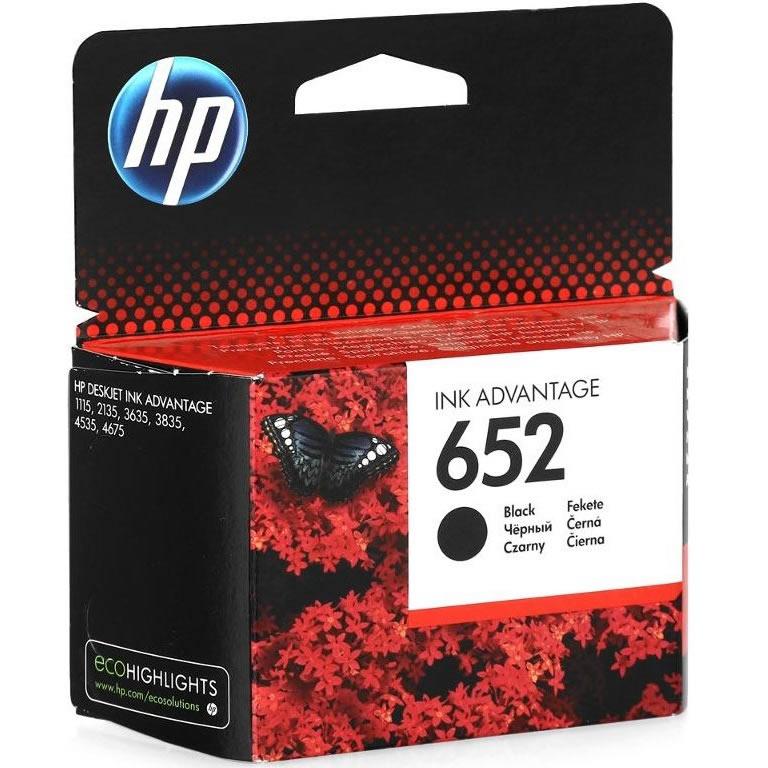 Картридж HP 652 черный (F6V25AE)