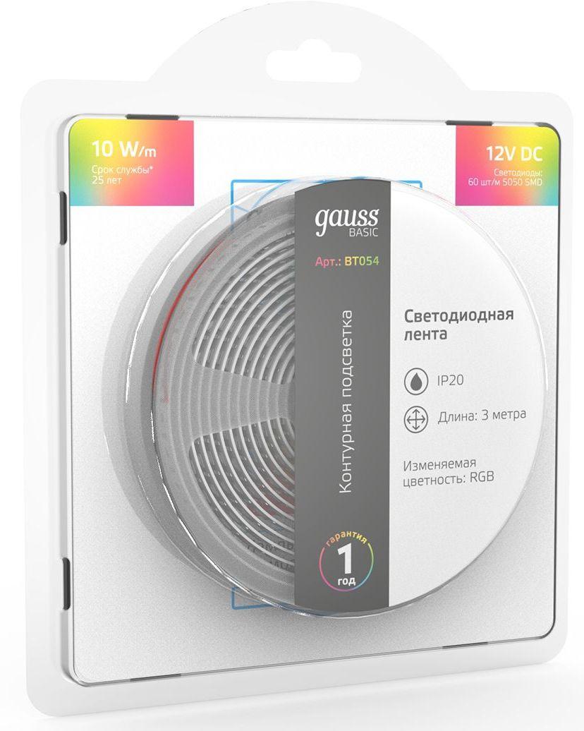 Лента светодиодная Gauss Basic BT054