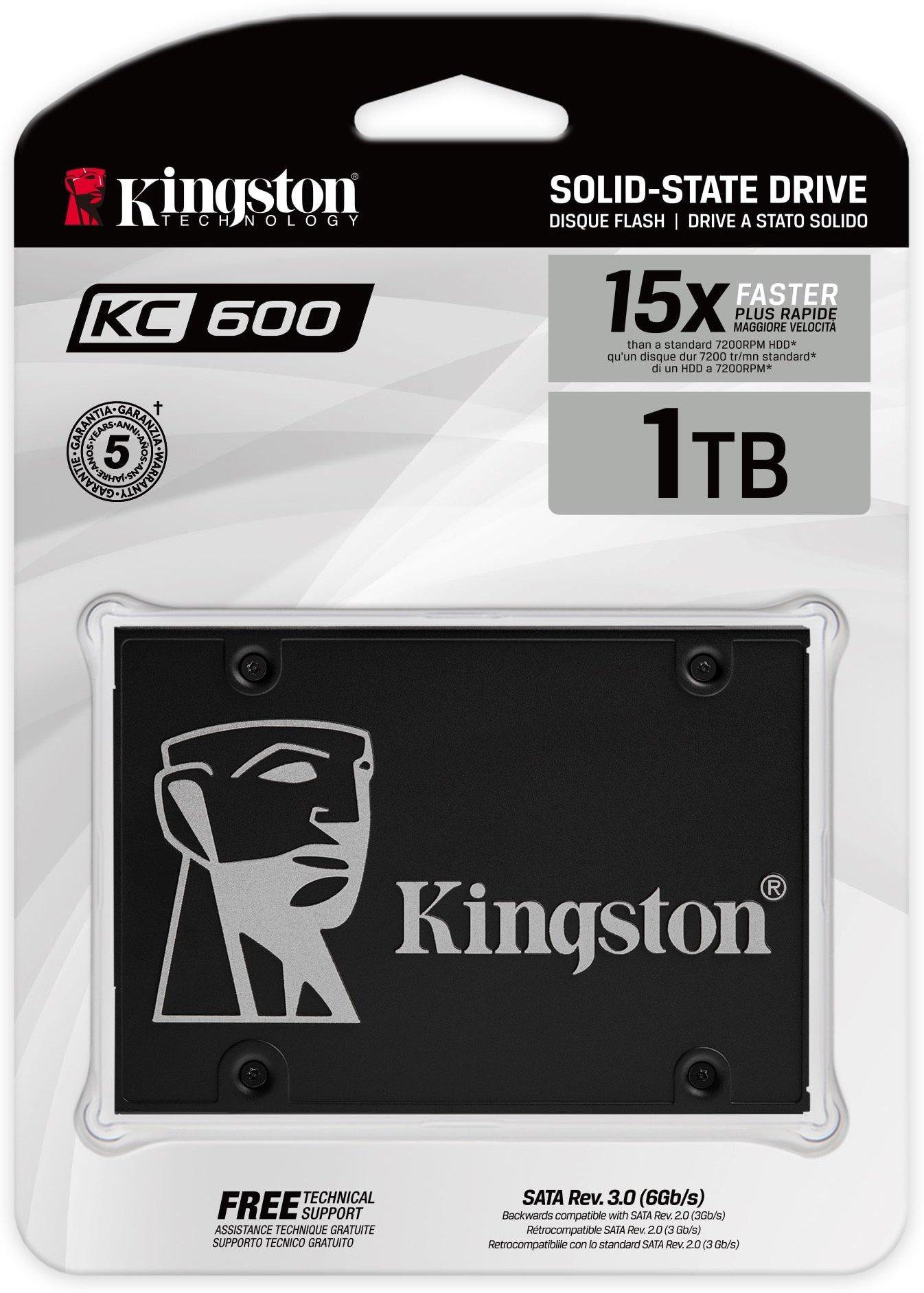 SSD диск Kingston 1TB SKC600/1024G