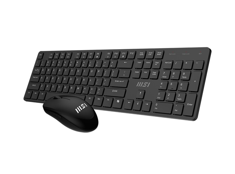 Набор периферии MSI Forge K200 Wireless Combo MS-8ZA4 черный (S11-43RU304-Y92)