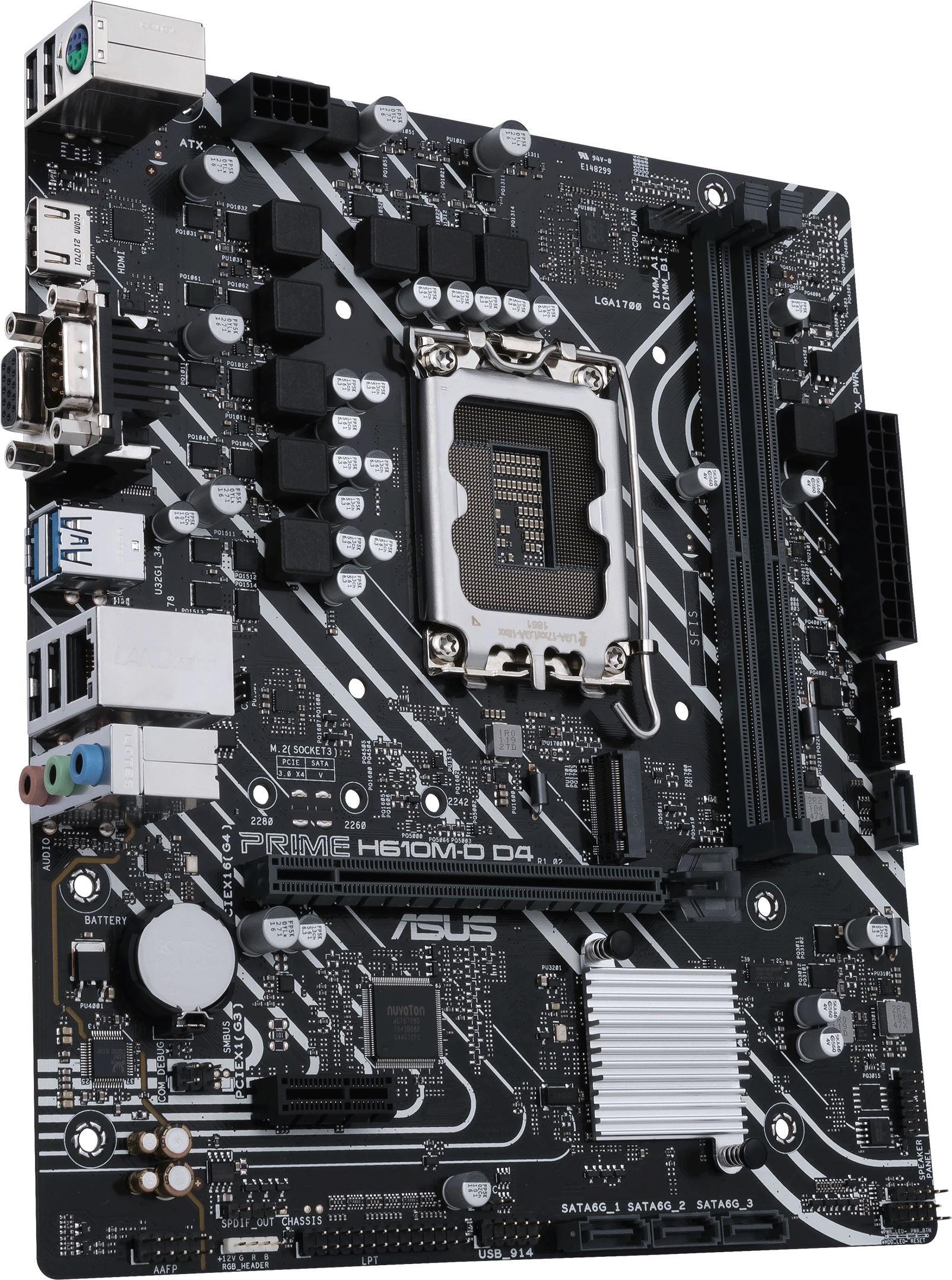 Материнская плата ASUS Prime H610M-D D4 DDR4