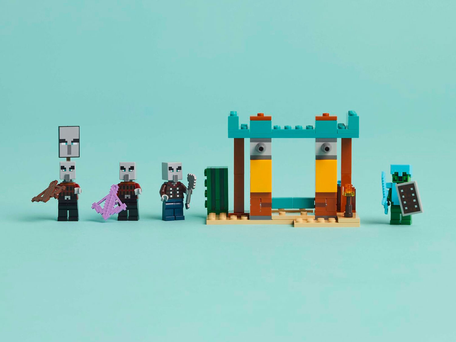 Конструктор Lego Minecraft Пустынный патруль илладжеров (21267)