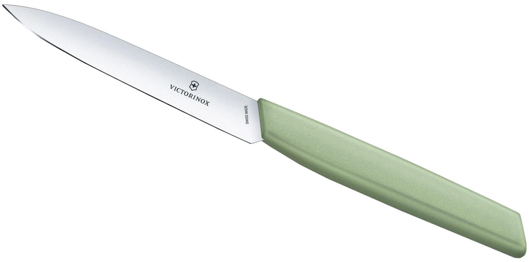 Нож кухонный Victorinox Swiss Modern зеленый (6.9006.1042)