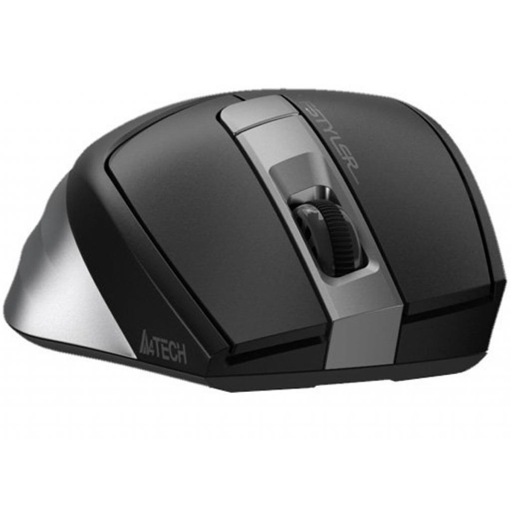 Мышь A4 Fstyler FG35 серый/черный
