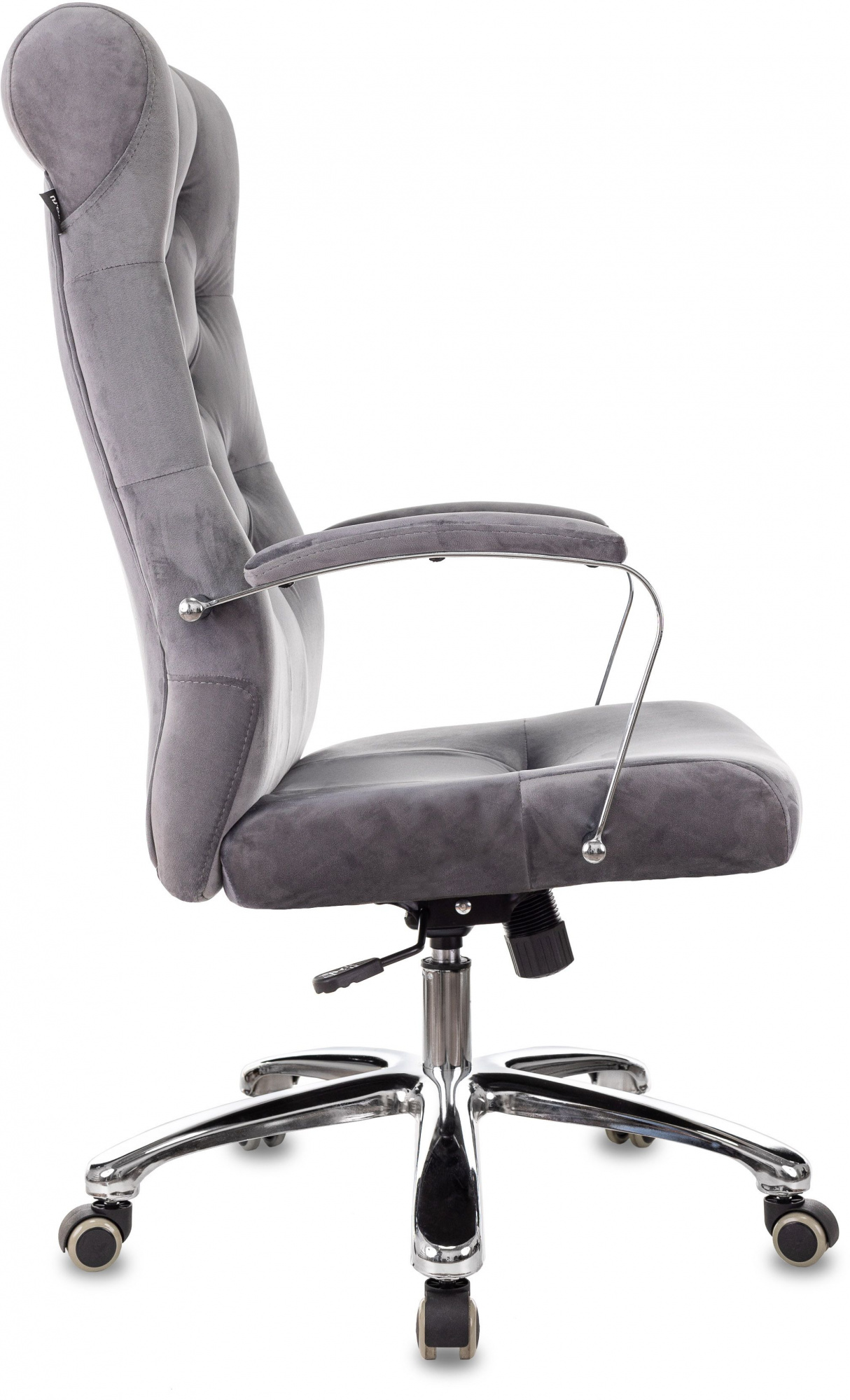 Офисное кресло Бюрократ Fabric серый Italia 26 хром (T-9928SL)