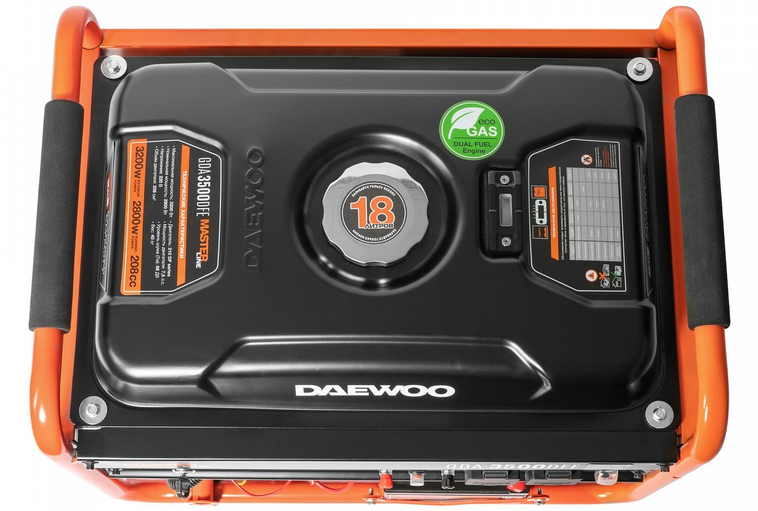 Генератор Daewoo Power GDA 3500DFE