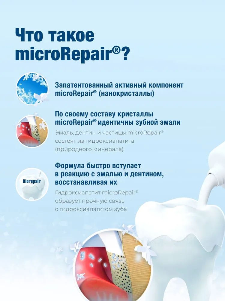 Зубная паста Biorepair Junior 75мл