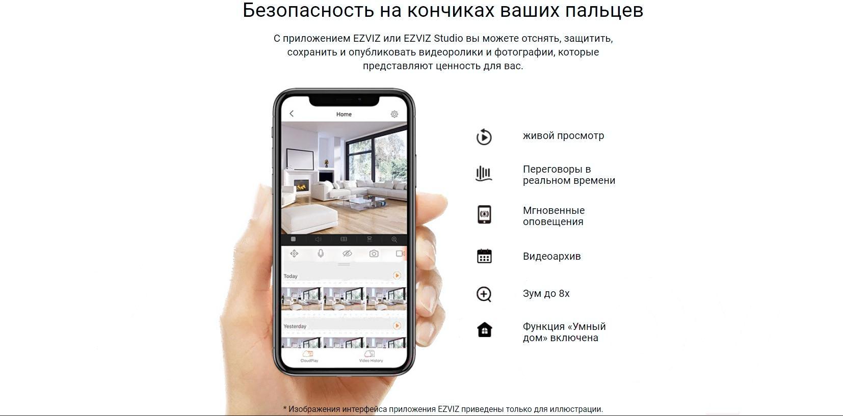 Камера видеонаблюдения Ezviz C1C-B CS-C1C-E0-1E2WF