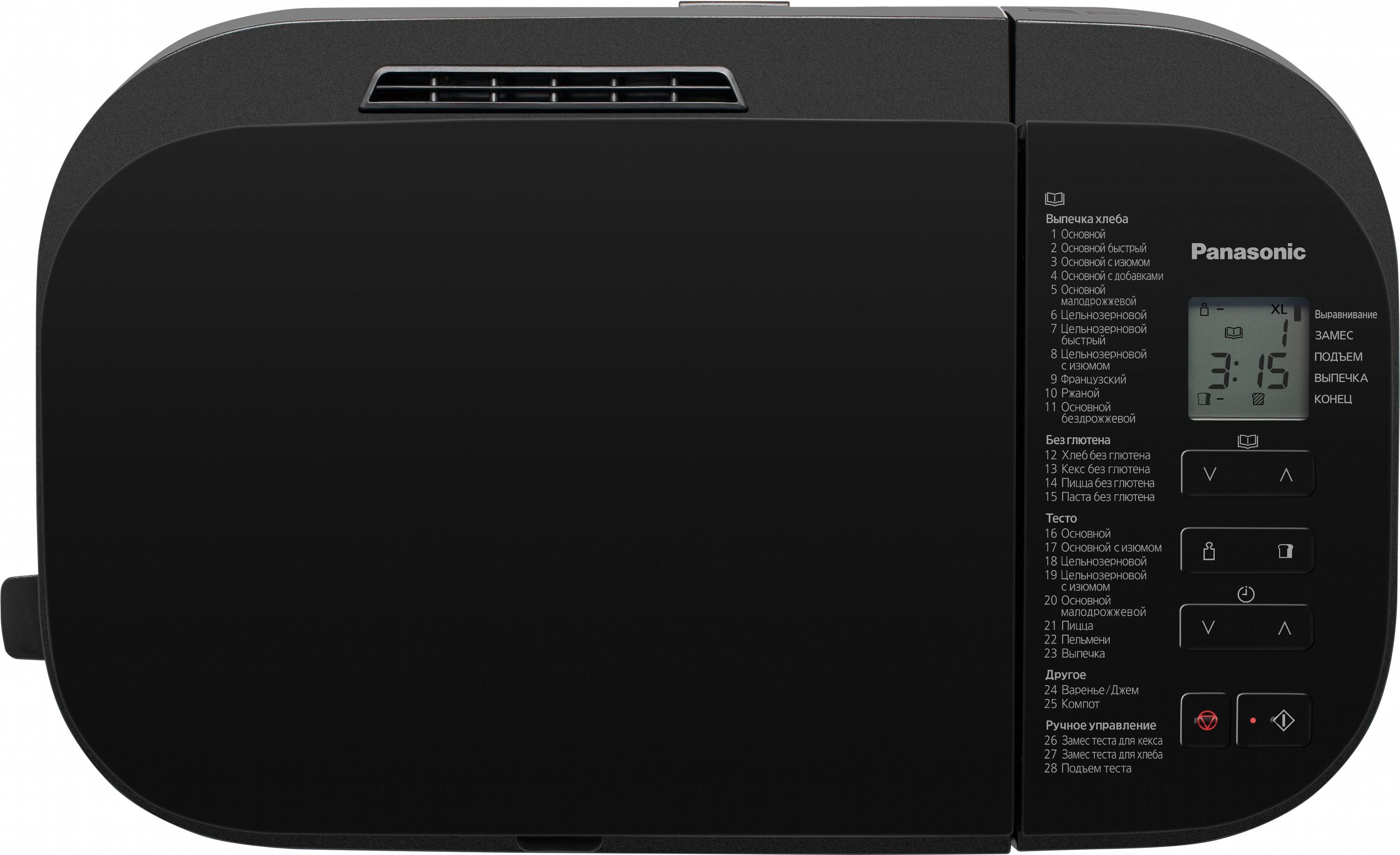 Хлебопечка Panasonic SD-R2530KTS черный