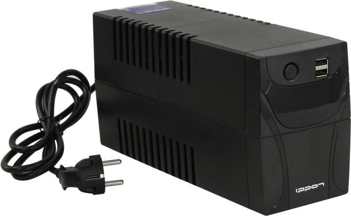 Источник бесперебойного питания Ippon Back Power Pro II Euro 650 360 Вт 650 ВА черный (1005511)