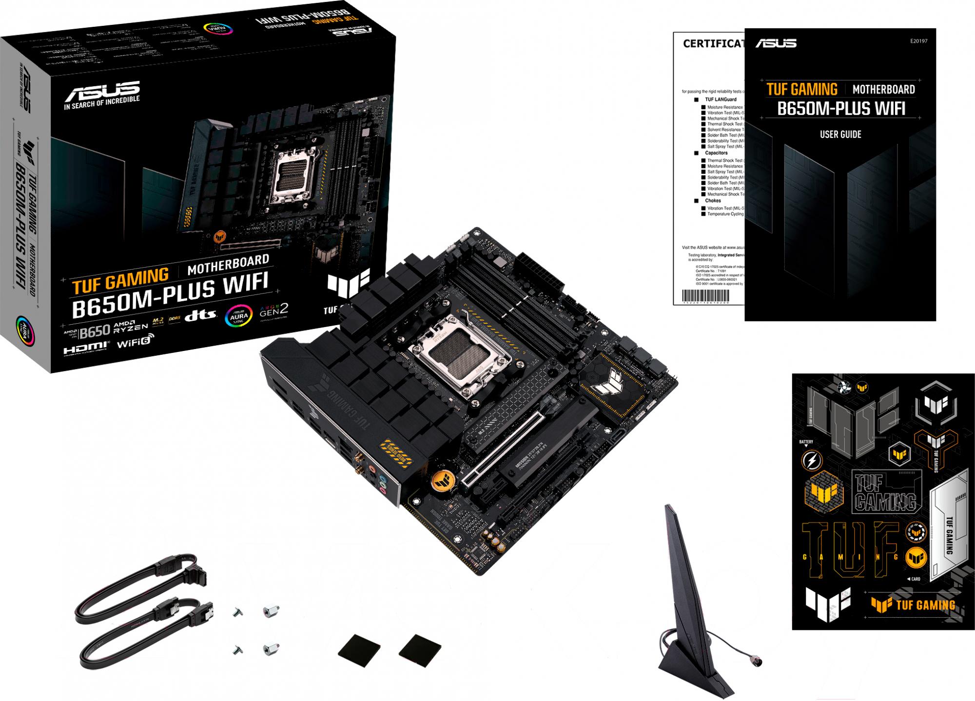 Материнская плата ASUS TUF Gaming B650M-Plus WiFi (90MB1BF0-M0EAY0)