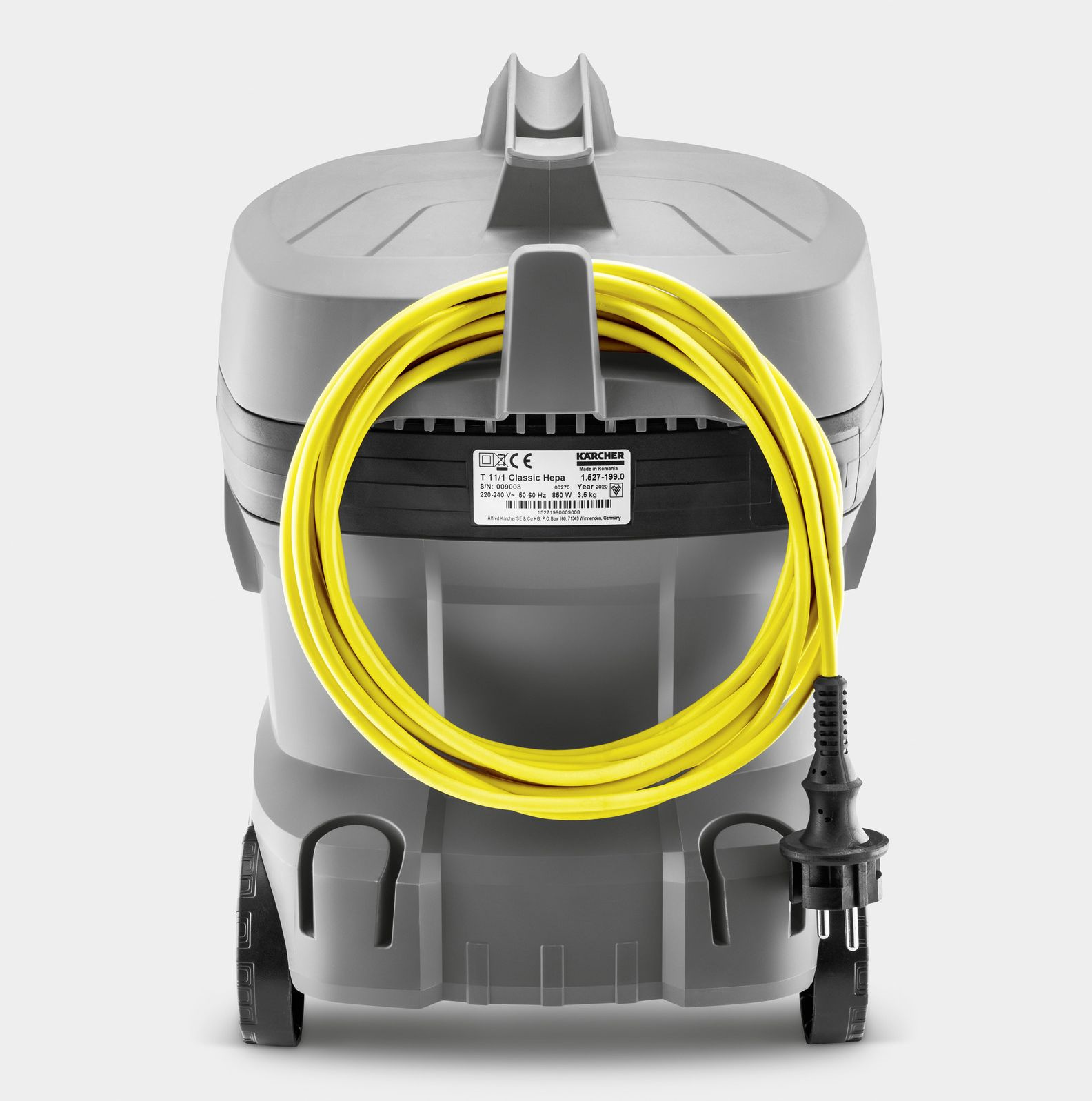 Пылесос Karcher T 11/1 Classic желтый/черный (1.527-197.0)