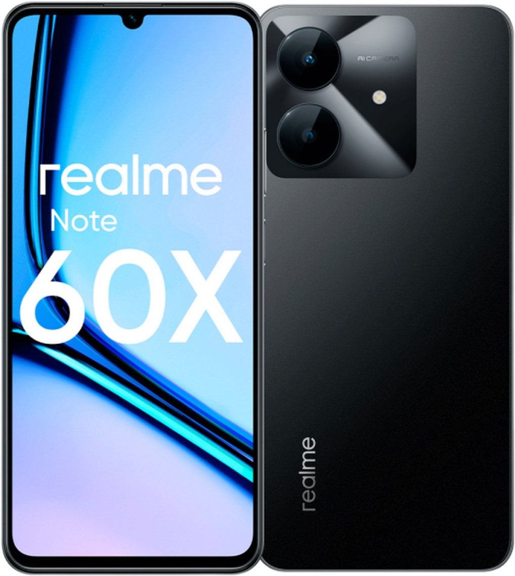 Смартфон Realme Note 60х 3/64Gb RMX3938 черный