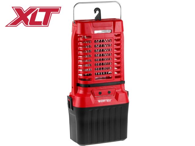 Аккум. уничтожитель насекомых WORTEX CBZ 1825 XLT SOLO 18В, 10 Ват, напряжение сетки 2500 В (Эффективная площадь привлечения насекомых до 50 кв.м)
