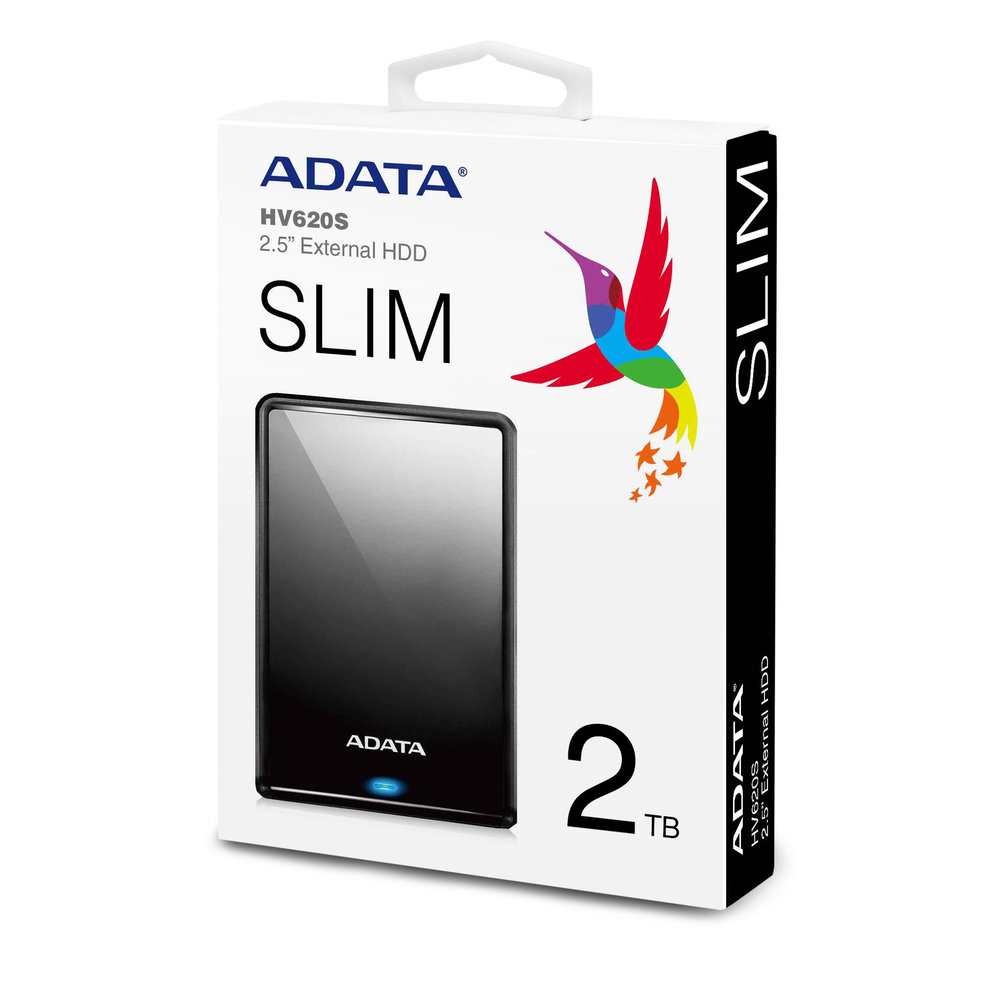 Внешний накопитель A-Data HV620S 2TB черный (AHV620S-2TU31-CBK)
