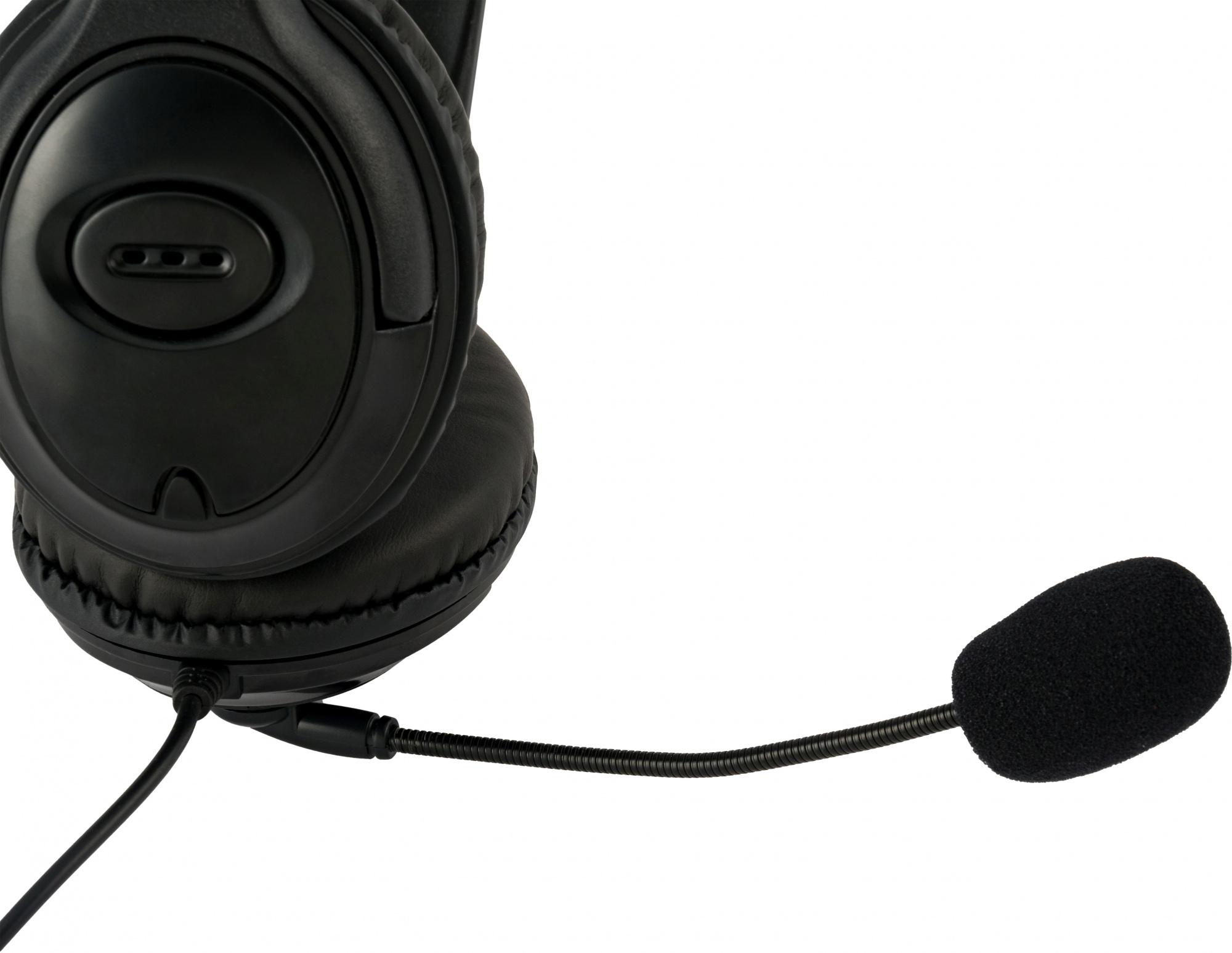 Гарнитура Oklick HS-M400 черный (1532019)