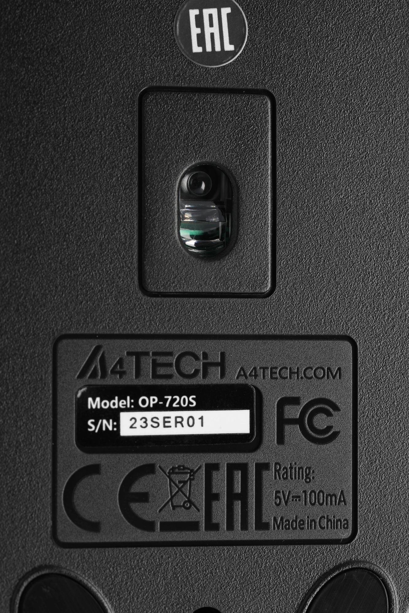 Мышь A4Tech OP-720S Black