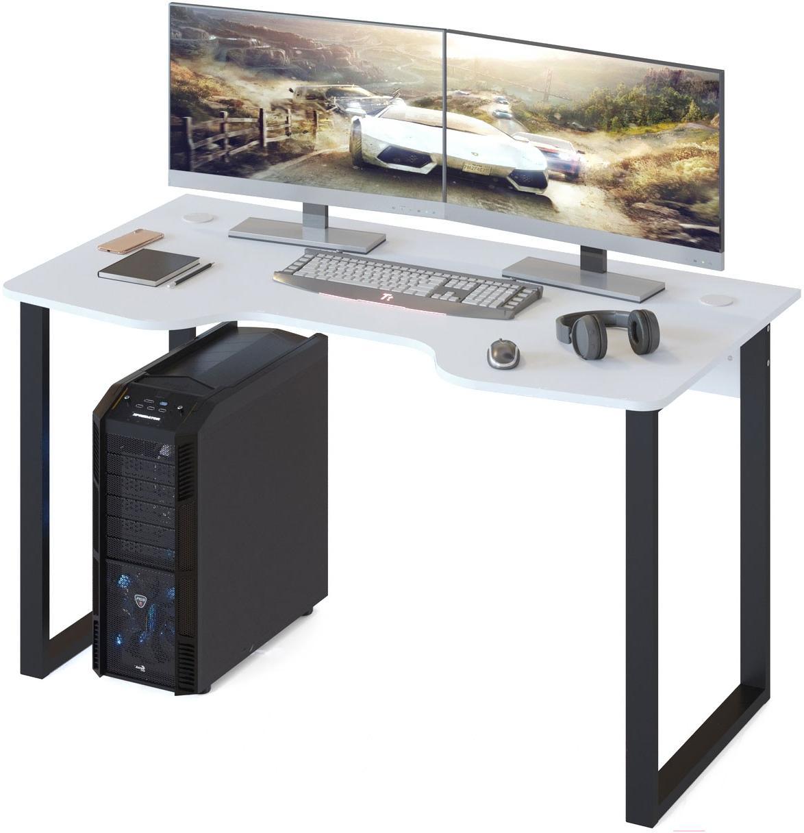 Стол компьютерный Сокол КСТ-19 белый (SKM_00-00010961)