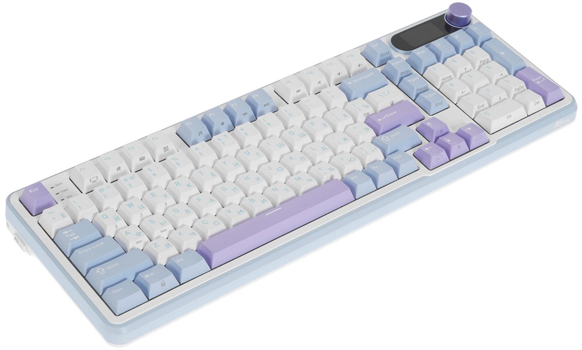 Клавиатура Royal Kludge RK-S98 Cream switch/Taro Milk