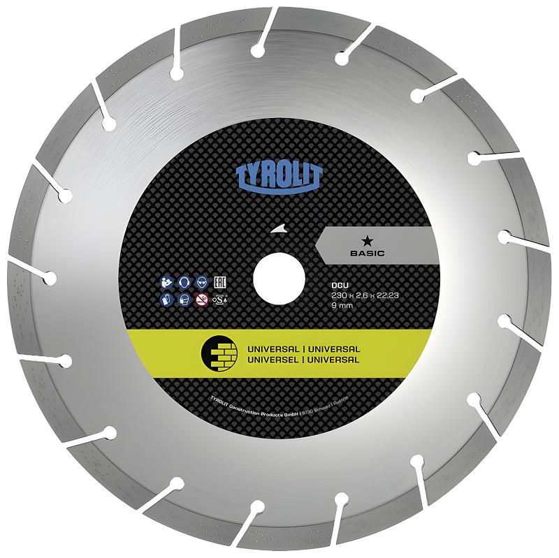 Алмазный круг Tyrolit Basic DCU 230x2.6x22.23 (34501447)