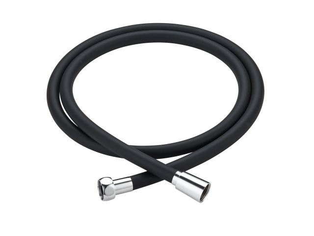 Шланг душевой, PVC, 1/2" г-г 150 см, черн., ECONOCE (Гайка нержавеющая сталь, 10 бар)