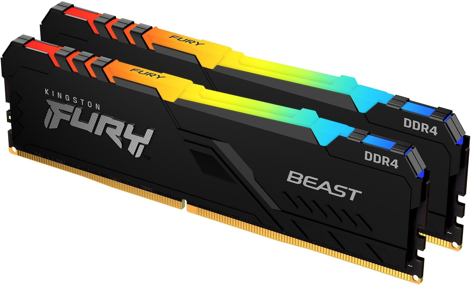 Оперативная память Kingston Fury Beast RGB 2x32GB (KF432C16BB2AK2/64)