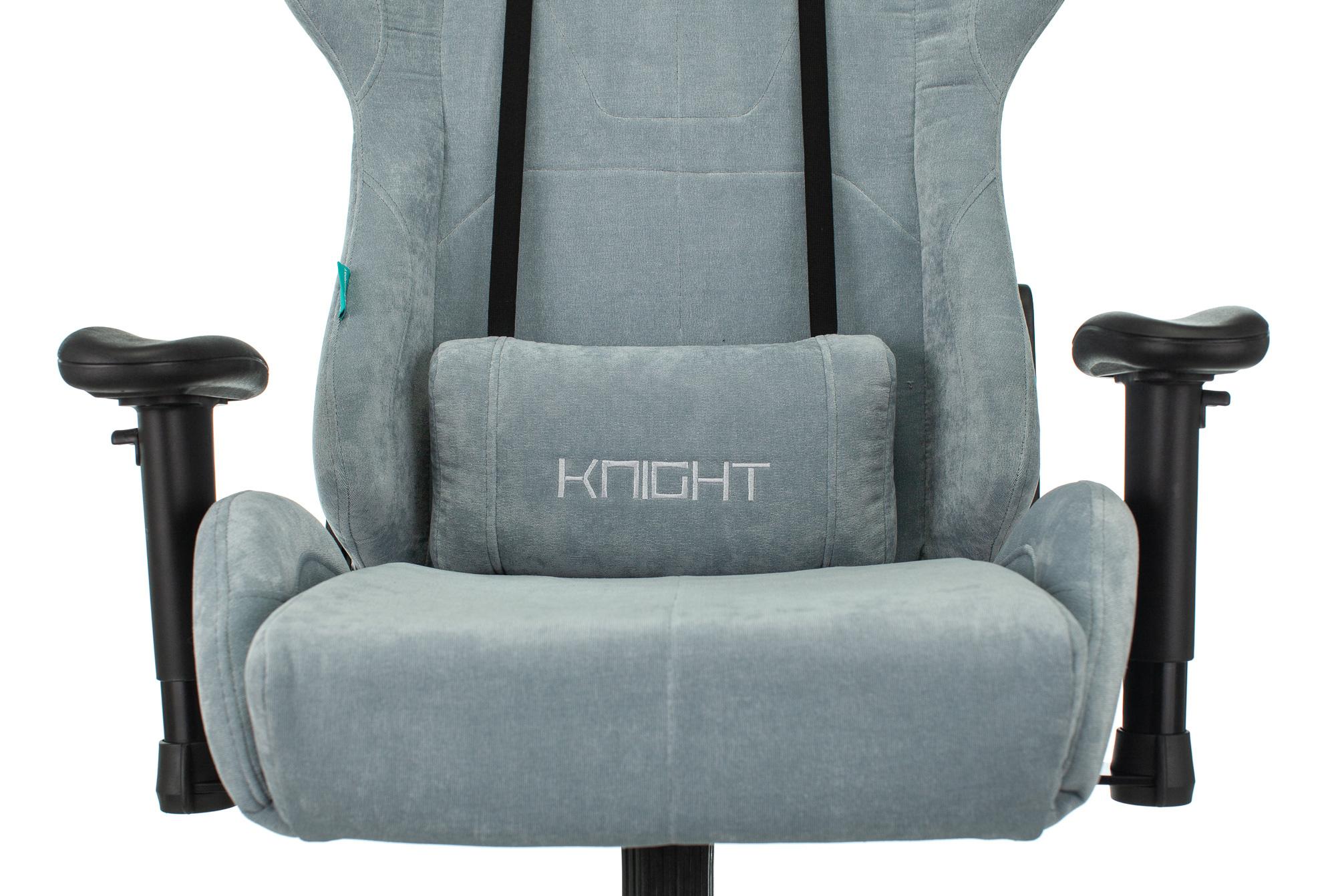 Кресло игровое Zombie VIKING KNIGHT LT28 FABRIC серо-голубой