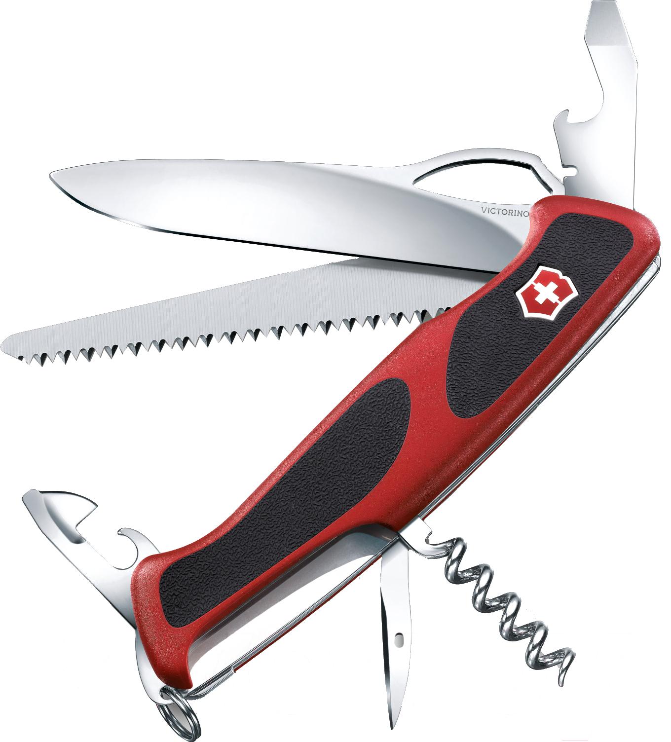 Мультитул Victorinox RangerGrip 79 красный/черный (0.9563.MC)