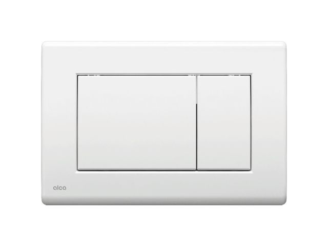Кнопка управления для систем инсталляций (белая), Alcaplast