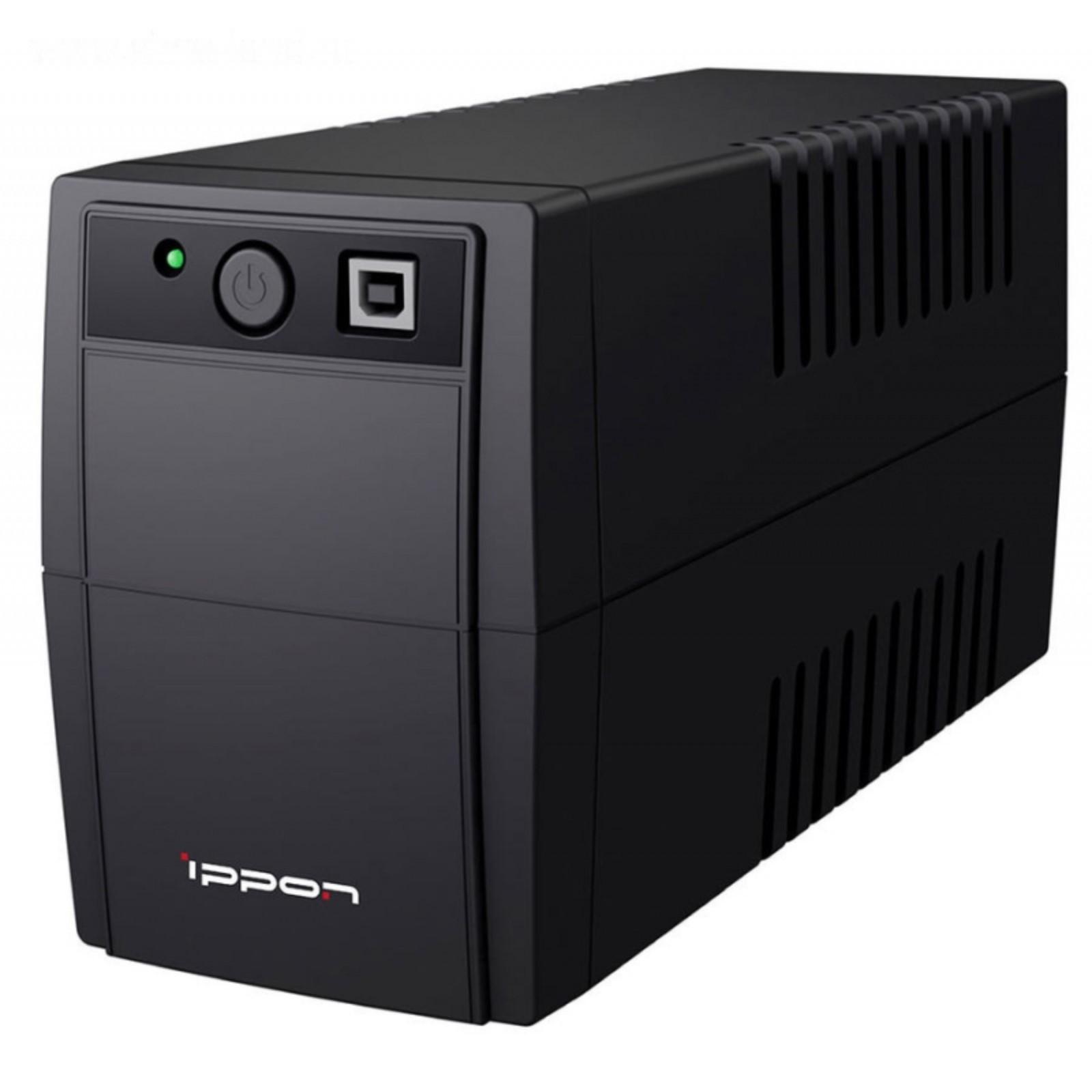 Источник бесперебойного питания Ippon Back Basic 650 Euro черный (383323)