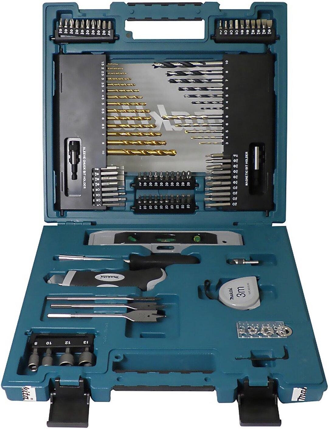 Набор оснастки Makita D-31778 104 предмета жесткий кейс