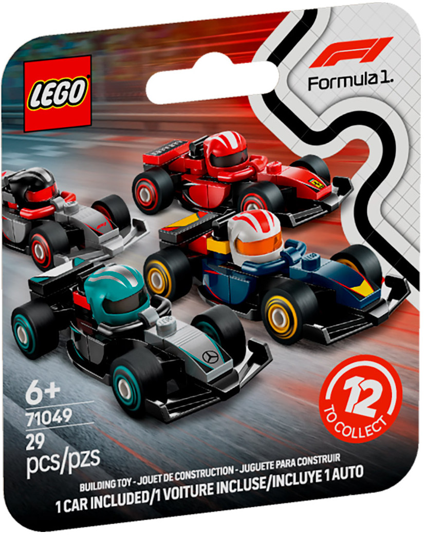Конструктор Lego Minifigures Коллекционные гоночные автомобили F1 (71049)