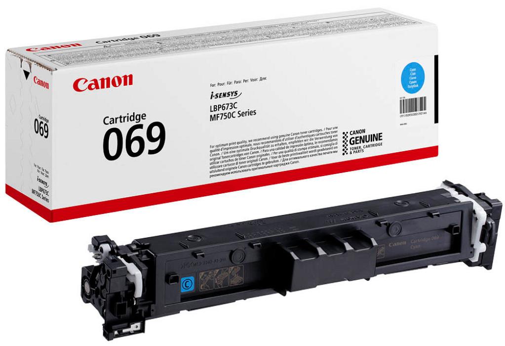 Картридж Canon 069C голубой (5093C002)