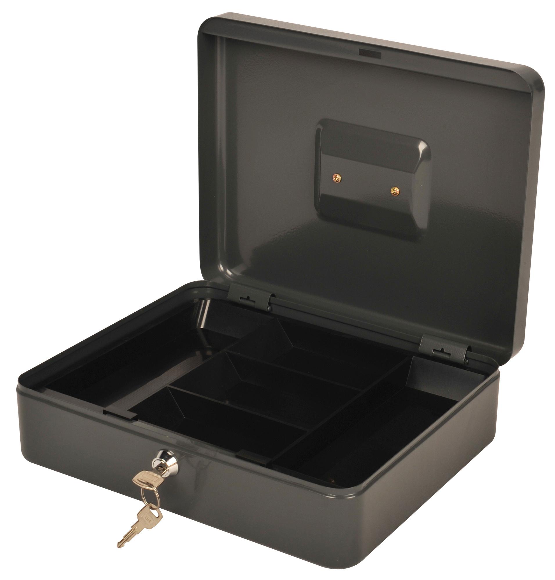 Ящик для денег Cactus CS-CB-004GY серый