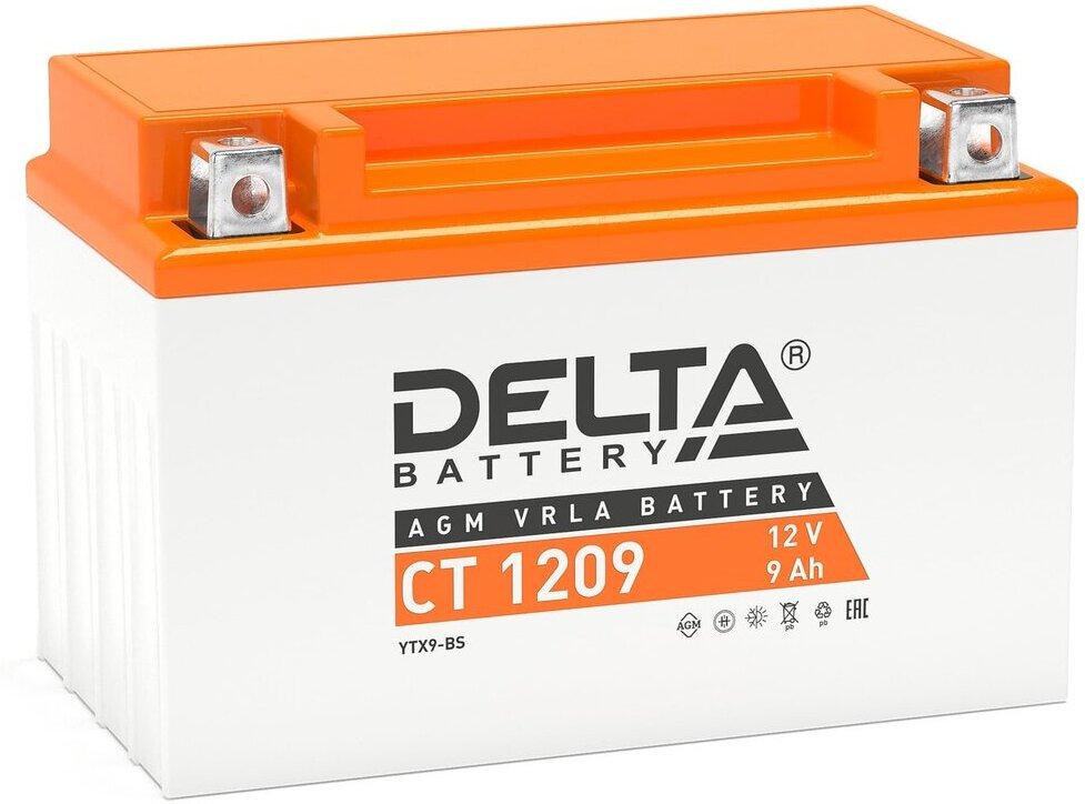 Автомобильный аккумулятор Delta CT 1209