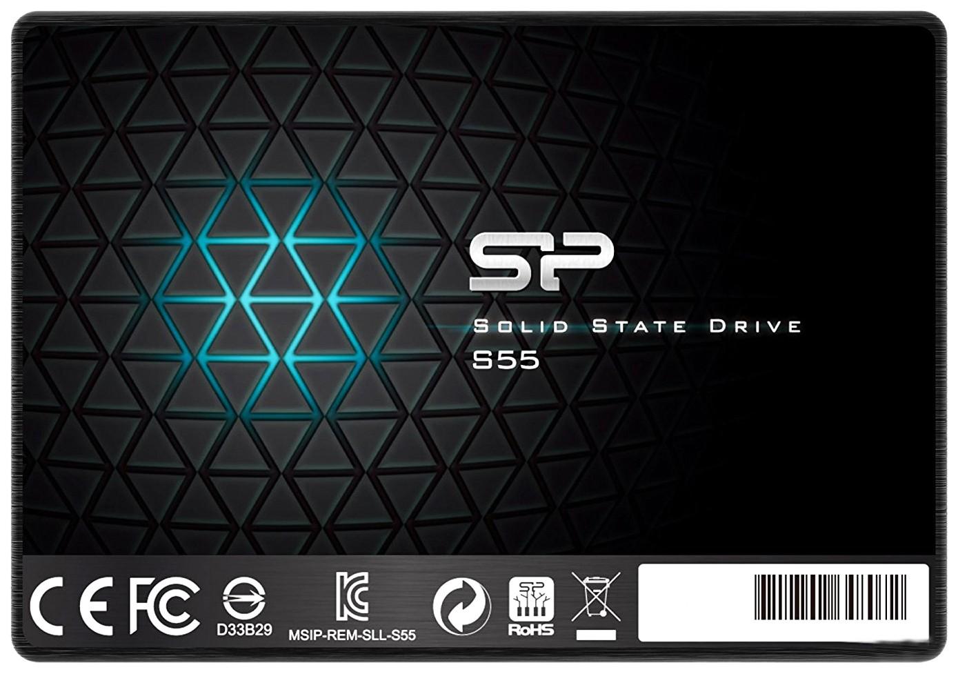 SSD диск Silicon-Power Slim S55 480GB (SP480GBSS3S55S25)