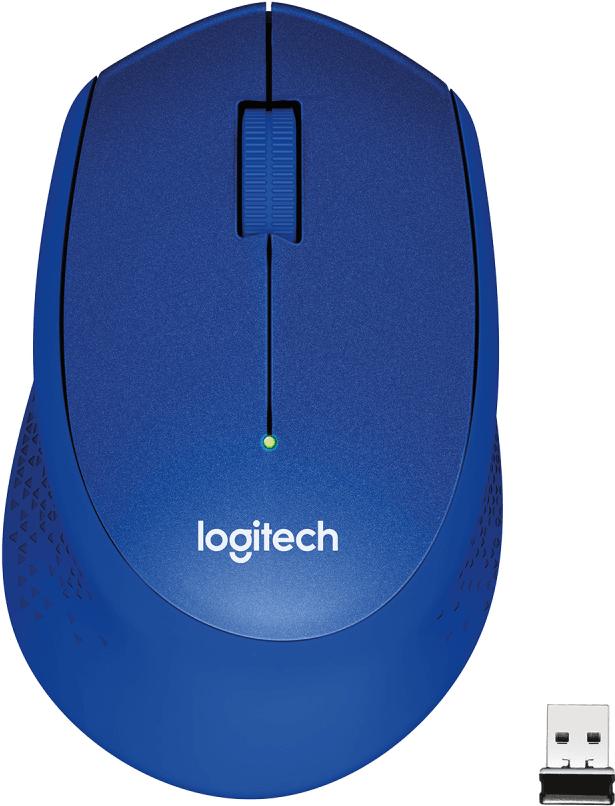 Мышь Logitech M330 Silent Plus синий (910-004925)