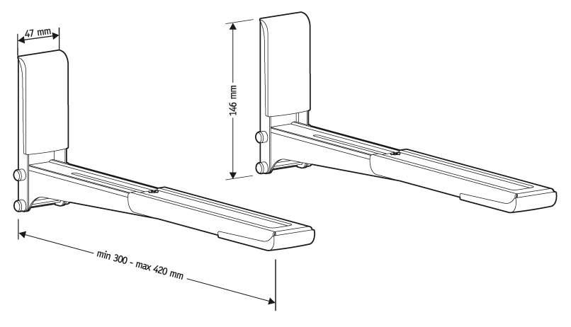 Кронштейн Holder MWS-2003 белый