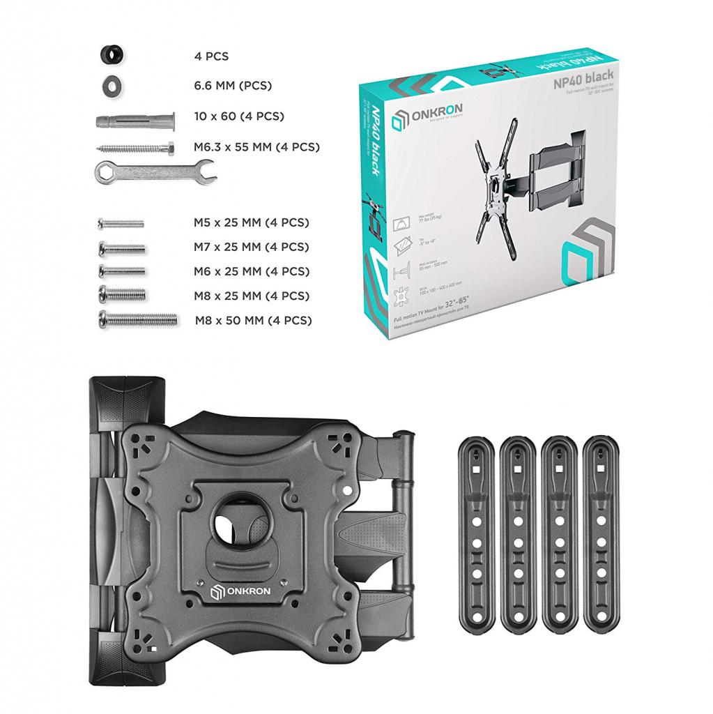 Кронштейн OnKron NP40 черный