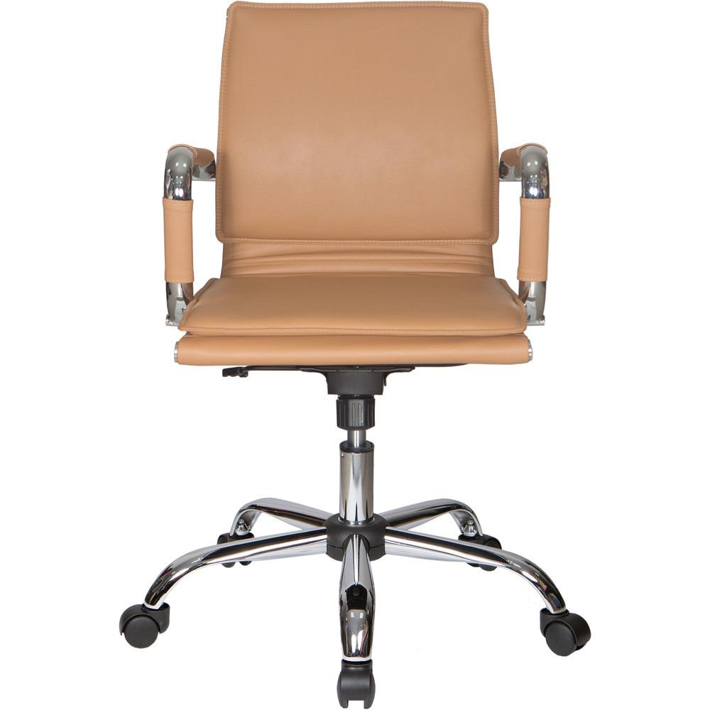 Офисное кресло Бюрократ Ch-993-Low светло-коричневый хром (CH-993-LOW/CAMEL)