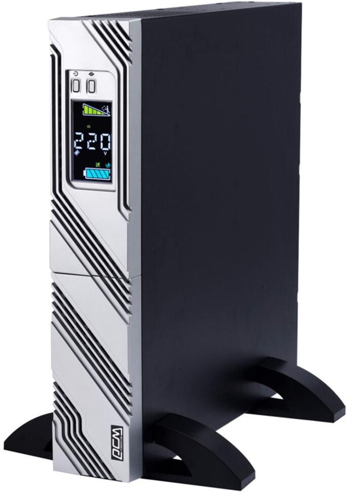 Источник бесперебойного питания Powercom Smart King RT LCD (SRT-1000A)