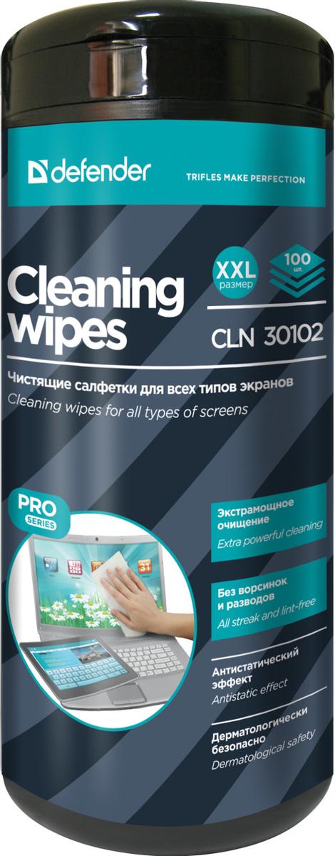 Средство для ухода за электроникой Defender 30102 100 шт