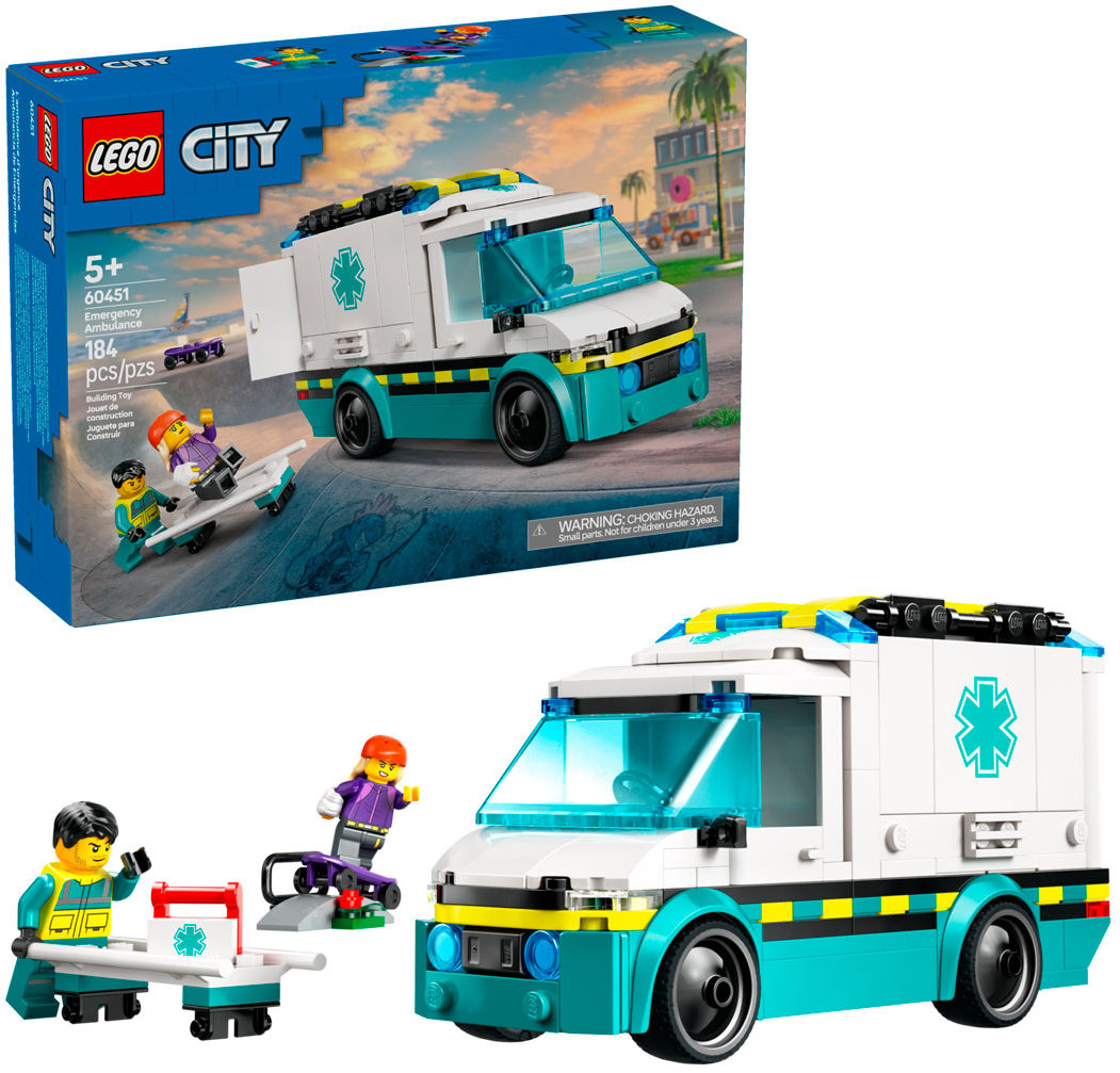 Конструктор Lego City Скорая помощь (60451)