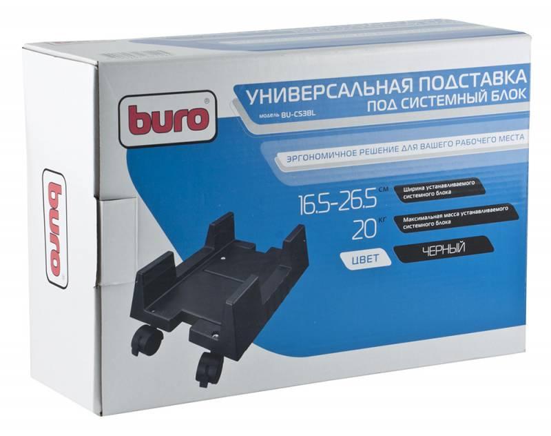 Подставка для системного блока Buro BU-CS3BL черный